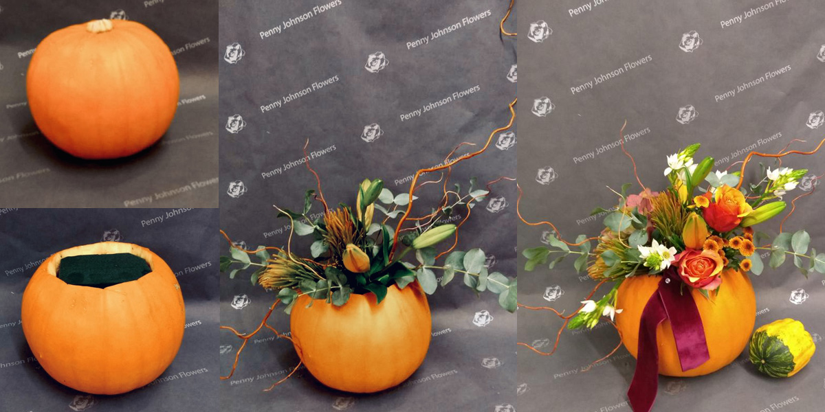 Halloween Pumpkin by Penny Johnson Flowers