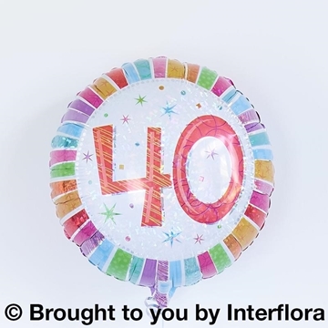 Picture of 40th Birthday Balloon