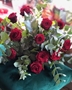 Picture of Long Stem Red Naomi Rose & Eucalyptus Bouquet
