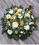 Picture of Rose and Freesia Posy - yellow and white 