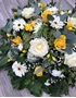 Picture of Rose and Freesia Posy - yellow and white 