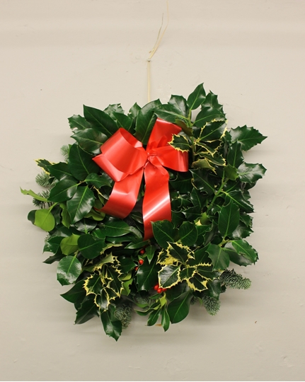 Picture of CHRISTMAS HOLLY WREATH 