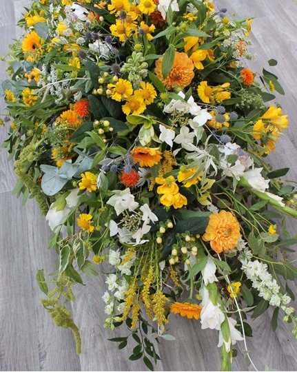 Picture of Country Garden Casket Spray 4ft