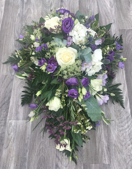 Picture of Purple and Ivory Spray £55