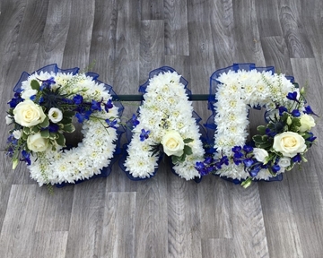 Picture of Dad Tribute Blue and White 