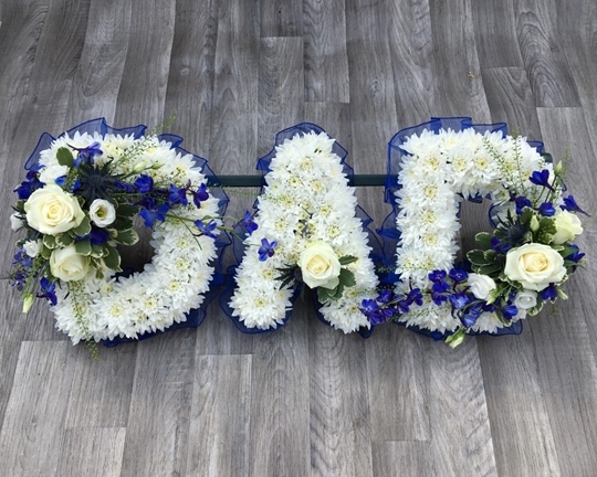 Picture of Dad Tribute Blue and White 
