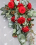 Picture of Red Rose Sheaf Style Spray