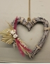 Picture of Wicker Heart - Pampas & Cotton Spray
