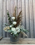 Picture of Pampas & Ivory Floral Hat Box 