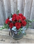 Picture of 12 Rose & Eucalyptus Hat Box