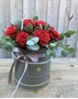 Picture of 12 Rose & Eucalyptus Hat Box