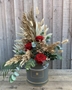 Picture of Dried Floral & Red Rose HatBox 