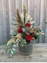 Picture of Dried Floral & Red Rose HatBox 