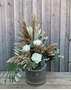 Picture of Dried Floral & White Rose HatBox