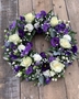 Picture of Mixed Wreath - Purple and White