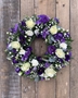Picture of Mixed Wreath - Purple and White