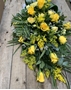 Picture of Yellow Rose Sheaf Style Spray 