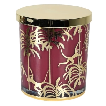 Picture of Monkey in Palm Tree Candle Jar