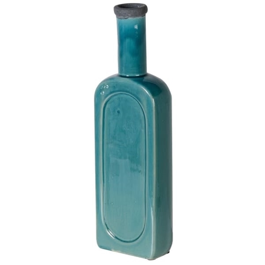 Picture of Large Turquoise Bottle Vase