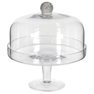 Picture of Wide Silver Diamante Cake Stand