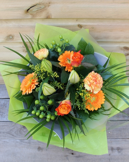 Picture of Florist Choice Gift Box - orange mix