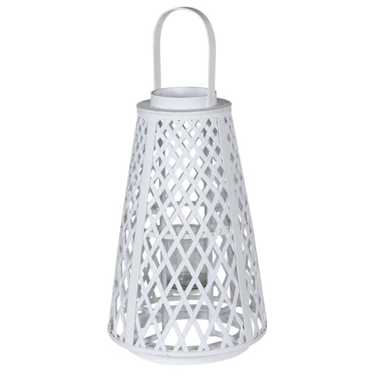 Picture of White Bamboo Weave Lantern