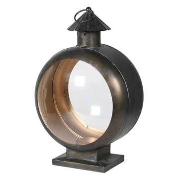 Picture of Metal and Glass Globe Lantern