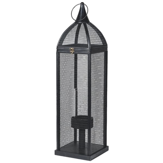 Picture of Black Woven Effect Lantern