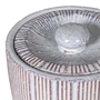 Picture of Red and White Striped Lidded Jar