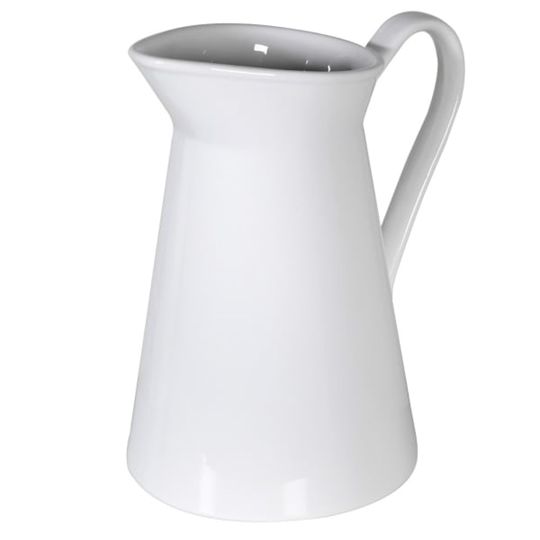 Picture of Tall White Ceramic Jug