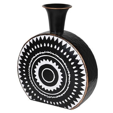 Picture of Black and White Pattern Dry Vase