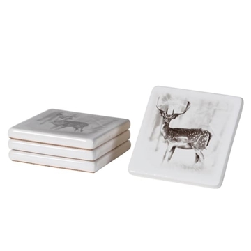 Picture of Set of 4 Deer Coasters