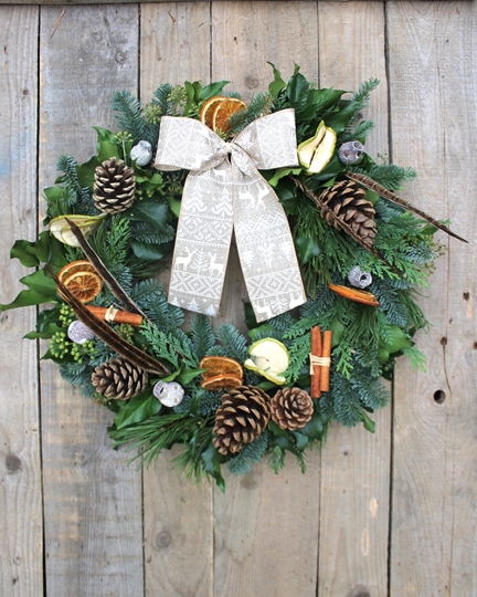 Picture of Natural Christmas Door Wreath