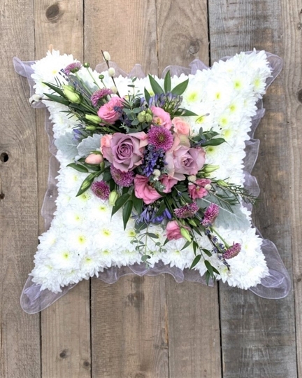 Picture of Cushion with Lilac Spray £70