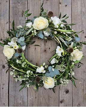 Picture of Woodland Wreath - Ivory 