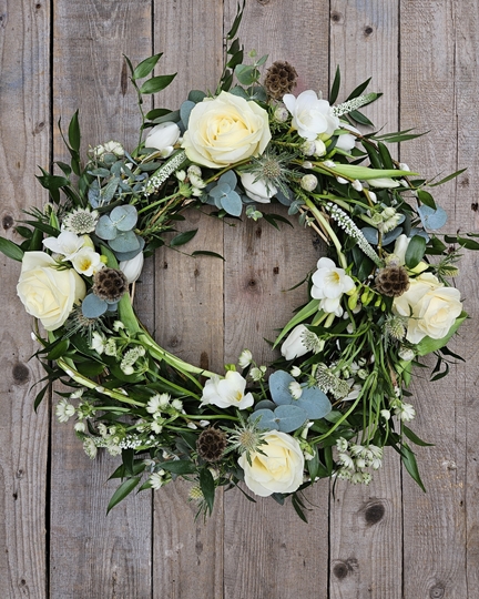 Picture of Woodland Wreath - Ivory 