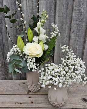 Picture of Duo Vase - Ivory 
