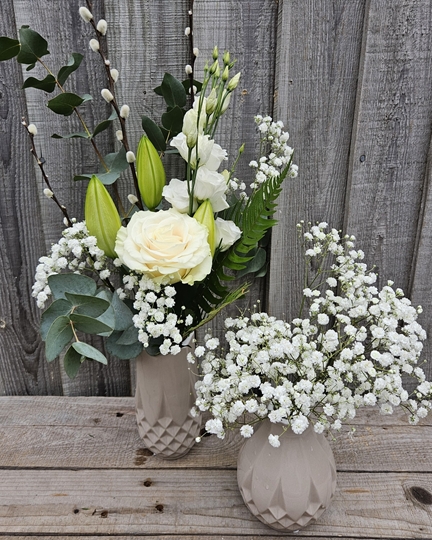 Picture of Duo Vase - Ivory 