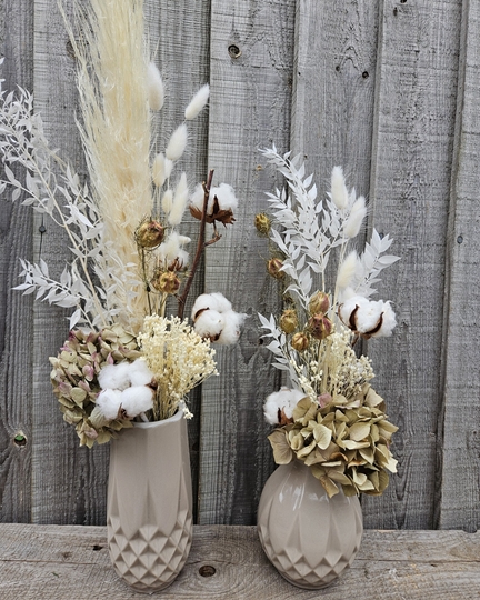 Picture of Duo Vase - Dried Flowers 