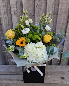 Picture of Mother's Day Aqua Bouquet  - Made With Finest Flowers 65