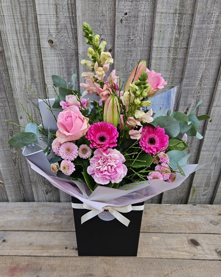 Picture of Mother's Day Aqua Bouquet - Made With Finest Flowers £75