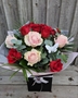 Picture of 12 Red & Pink Rose Bouquet