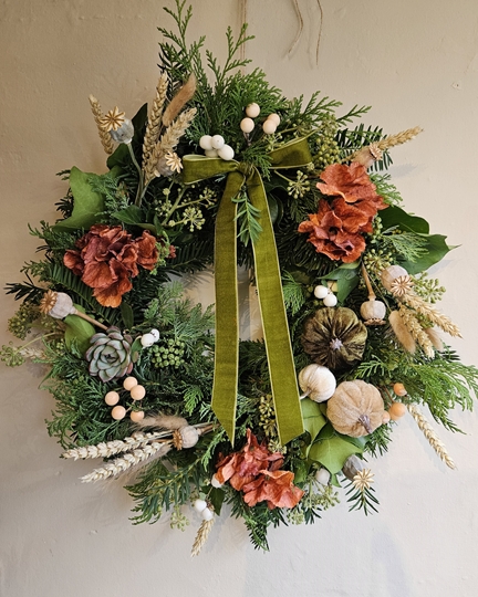 Picture of Autumn Door Wreath Class 