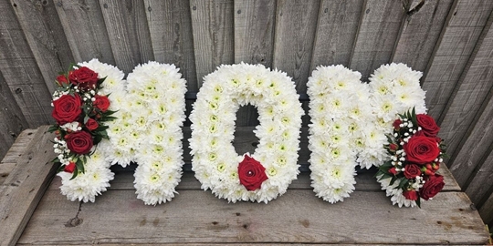 Picture of Mom Tribute - Ivory & Red 