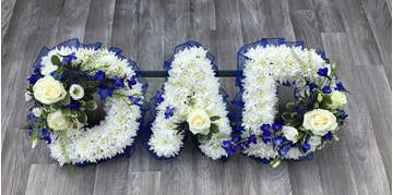 Picture of Dad Tribute Blue and White 
