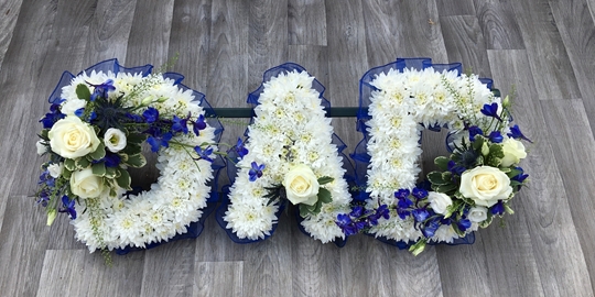 Picture of Dad Tribute Blue and White 