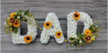 Picture of Dad Tribute Yellow and White