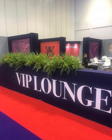 Nephrolepis Fern Planter For VIP Lounge At ICE Totally Gaming Excel London 