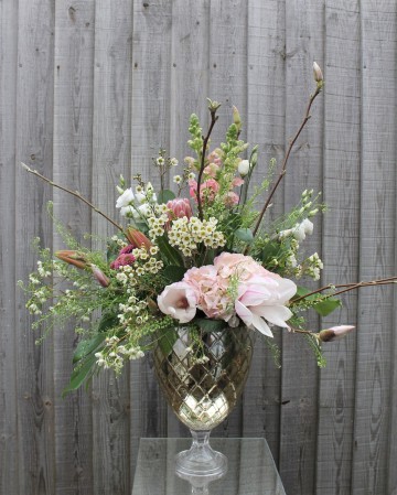 Spring Vase Display For Manor Hotel At Meriden 