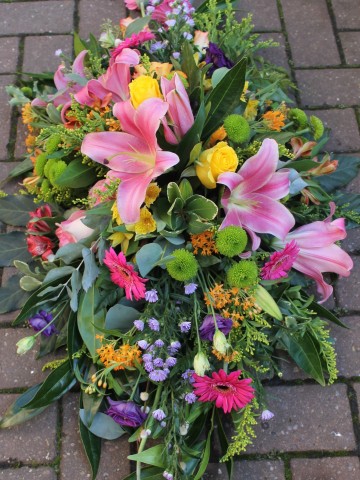Summer Mix Casket Spray 